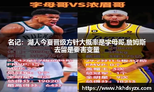 名记：湖人今夏晋级方针大概率是字母哥,詹姆斯去留是要害变量